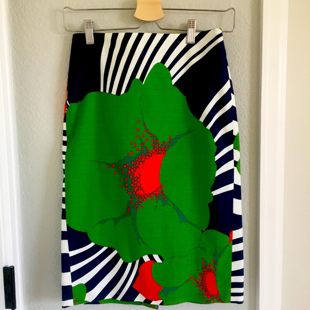 Jcrew vibrant s/s skirt